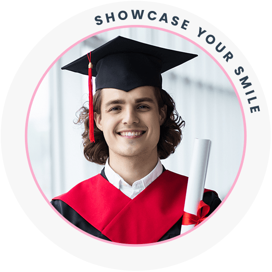 graduating student smiling