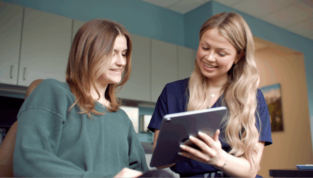 Orthodontist consultation with patient in Albany Ny